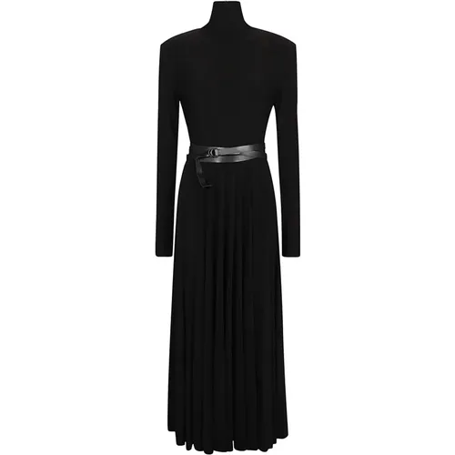 Elegantes Turtle Neck Kleid , Damen, Größe: M - Norma Kamali - Modalova