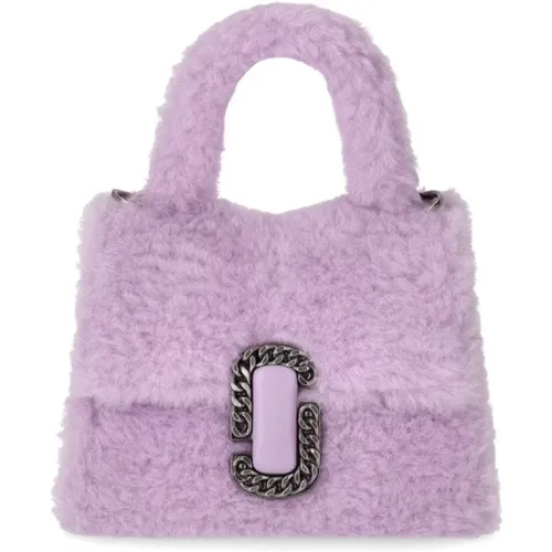 Lavendelfarbene Teddy St. Marc Mini Top Handle Tasche - Marc Jacobs - Modalova