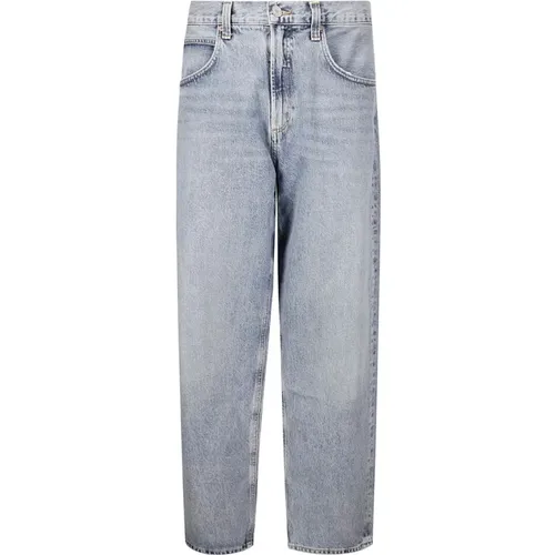 Wide Leg Jeans Trousers , male, Sizes: W31, W28, W32, W30, W33 - Agolde - Modalova