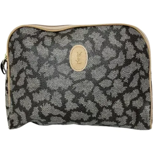 Pre-owned Canvas clutches , female, Sizes: ONE SIZE - Yves Saint Laurent Vintage - Modalova