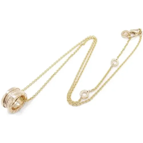 Pre-owned Rose Gold necklaces , female, Sizes: ONE SIZE - Bvlgari Vintage - Modalova