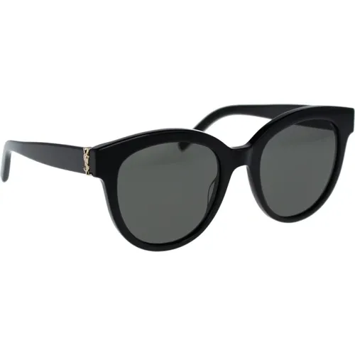 Iconic Sunglasses for Women , female, Sizes: 52 MM - Saint Laurent - Modalova