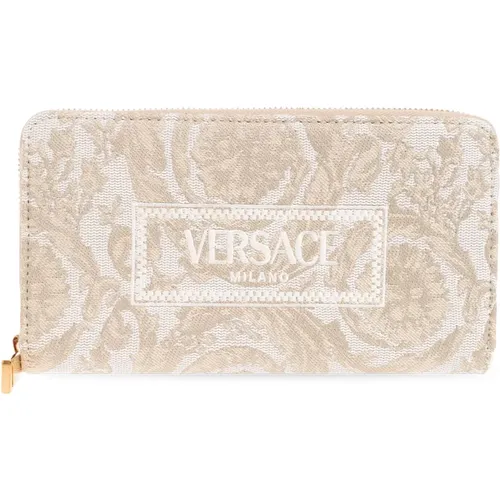 Geldbörse mit Logo Versace - Versace - Modalova