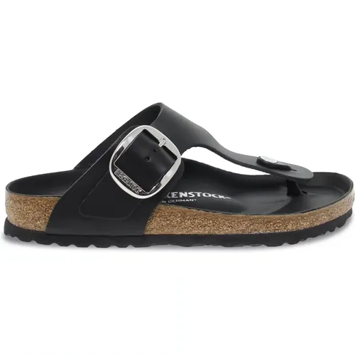 Flat Sandalen , Damen, Größe: 37 EU - Birkenstock - Modalova