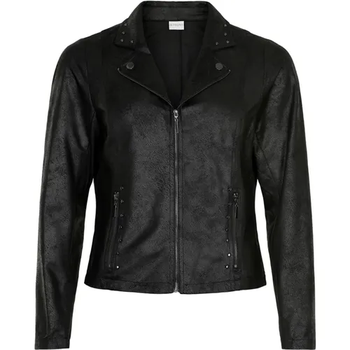 Leather Jacket , female, Sizes: XL, M, L, 2XL, S - IN Front - Modalova
