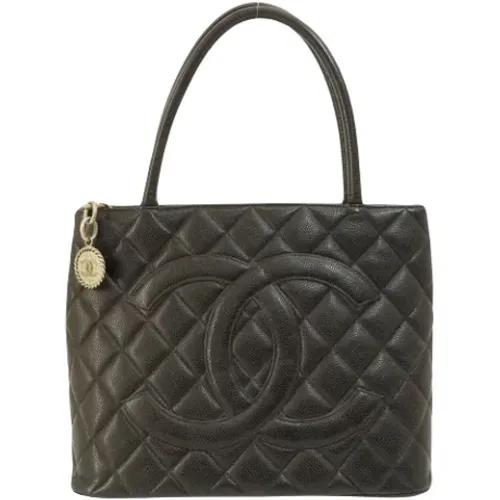 Pre-owned Leather totes , female, Sizes: ONE SIZE - Chanel Vintage - Modalova