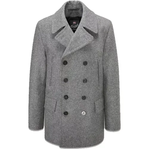 Churchill Reefer Peacoat Grau-XS , Herren, Größe: XL - Gloverall - Modalova