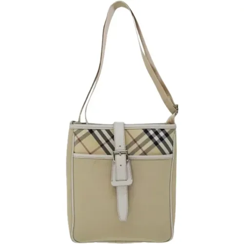 Pre-owned Canvas shoulder-bags , female, Sizes: ONE SIZE - Burberry Vintage - Modalova