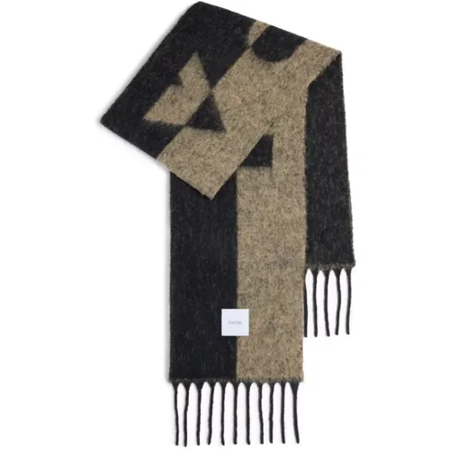 Two-Tone Alpaca Scarf , female, Sizes: ONE SIZE - Patou - Modalova