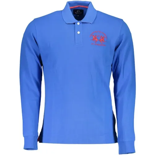 Elegant Long Sleeve Polo Shirt , male, Sizes: XL, M, L - LA MARTINA - Modalova