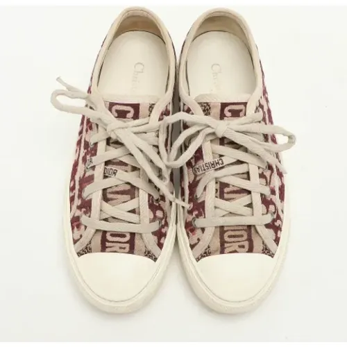 Pre-owned Canvas sneakers , female, Sizes: 4 UK - Dior Vintage - Modalova