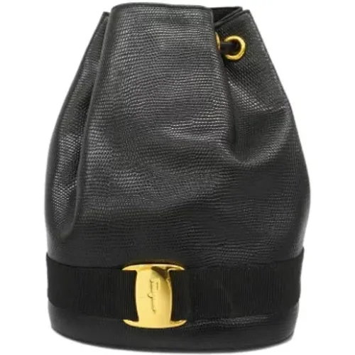 Pre-owned Fabric shoulder-bags , female, Sizes: ONE SIZE - Salvatore Ferragamo Pre-owned - Modalova