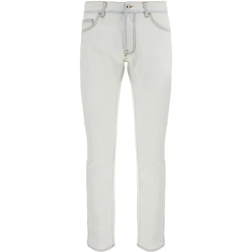 Baumwoll Denim Jeans mit Besticktem Detail , Herren, Größe: W31 - Marcelo Burlon - Modalova