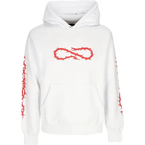 Weiße Hoodie mit Schlangenprint , Herren, Größe: XL - Propaganda - Modalova