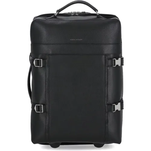 Leather Trolley for Men , male, Sizes: ONE SIZE - Orciani - Modalova