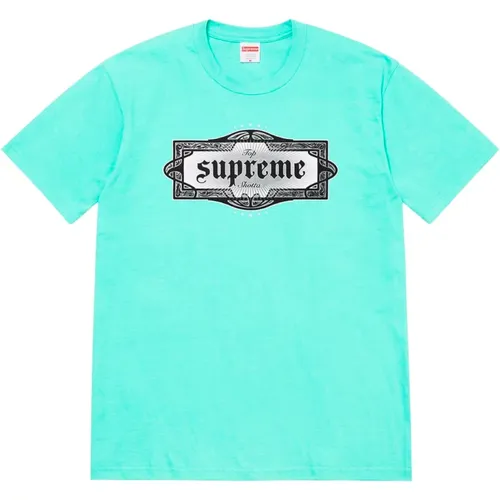 Limitierte Auflage Klassisches Teal Tee , Herren, Größe: 2XL - Supreme - Modalova