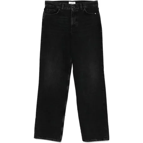 Schwarze Denim Boyfriend Jeans - Amish - Modalova