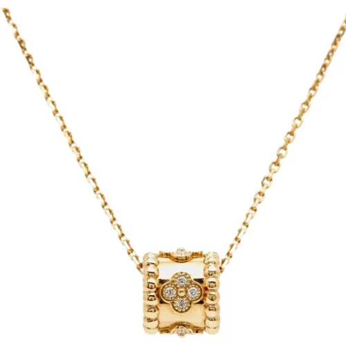 Pre-owned Gold necklaces , female, Sizes: ONE SIZE - Van Cleef & Arpels Pre-owned - Modalova