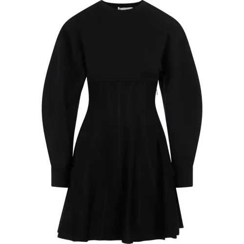 Wool Dress Aw23 , female, Sizes: S - alexander mcqueen - Modalova