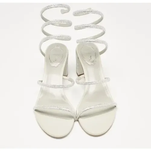 Pre-owned Satin sandals - René Caovilla Pre-owned - Modalova