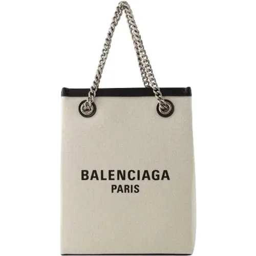 Baumwollhandtasche mit abnehmbarer Tasche - Balenciaga - Modalova