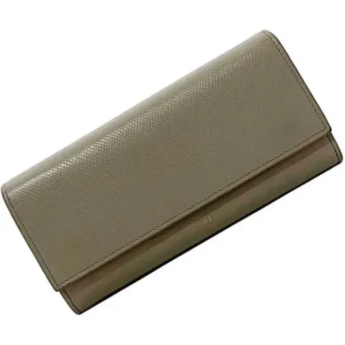 Pre-owned Celine leather wallet , female, Sizes: ONE SIZE - Celine Vintage - Modalova