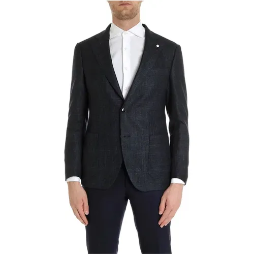 Jacket , male, Sizes: L - Luigi Bianchi Mantova - Modalova