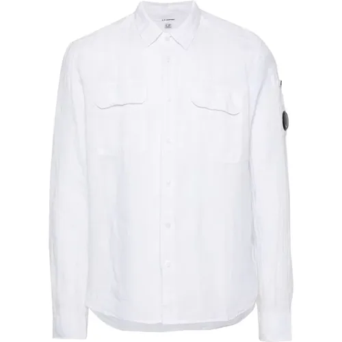 Formal Shirts , Herren, Größe: L - C.P. Company - Modalova
