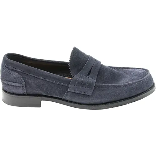 Suede College Loafer , male, Sizes: 6 1/2 UK, 7 UK - Church's - Modalova