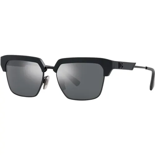 Dark Sicily Sunglasses , male, Sizes: 55 MM - Dolce & Gabbana - Modalova