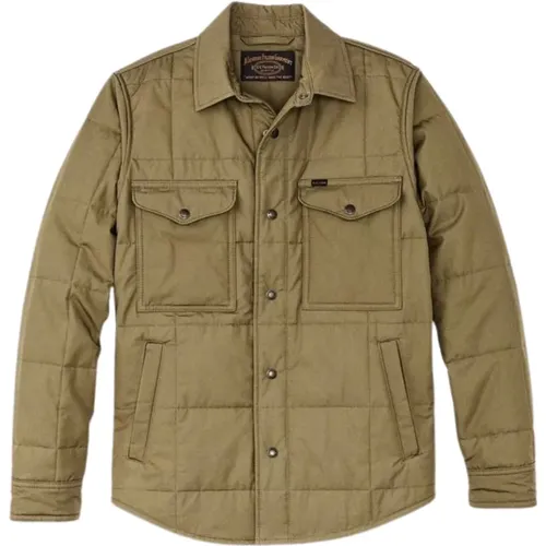 Quilted Jac-Shirt with Weather Resistance and Breathability , male, Sizes: L, S - Filson - Modalova