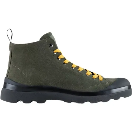 Military -Yellow Ankle Boots , male, Sizes: 8 UK, 5 UK, 6 UK, 9 UK, 11 UK, 7 UK, 12 UK, 10 UK - Panchic - Modalova