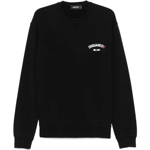 Schwarze Pullover Kollektion , Herren, Größe: S - Dsquared2 - Modalova