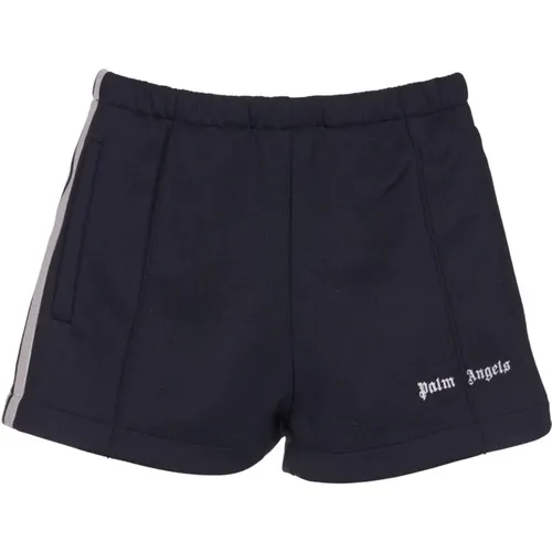 Sporty Tracksuit Shorts with Contrasting Bands , female, Sizes: XS, M, S - Palm Angels - Modalova