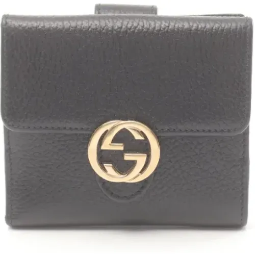 Pre-owned Leder portemonnaies - Gucci Vintage - Modalova