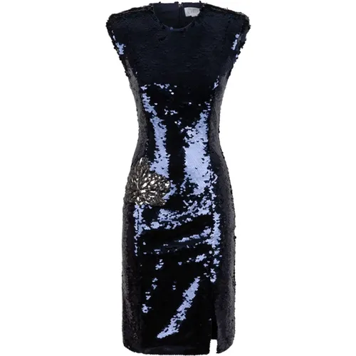 Sequin Mini Dress , female, Sizes: XS, S - Genny - Modalova