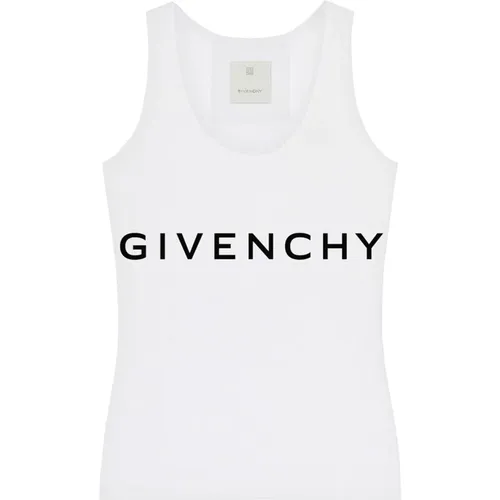 Archetype Print Roundeck Shirt , female, Sizes: XS - Givenchy - Modalova