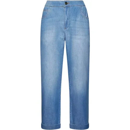 High Waist Jeans , female, Sizes: W29, W27, W28, W26 - Kaos - Modalova