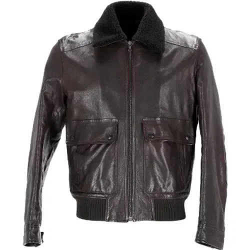 Pre-owned Leather outerwear , male, Sizes: M - Prada Vintage - Modalova