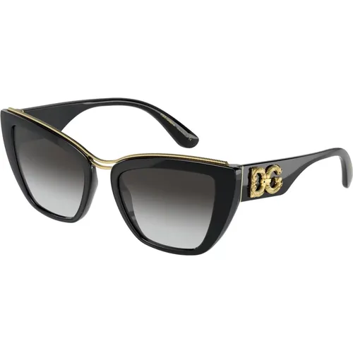 Devotion Sunglasses /Grey Shaded,DEVOTION DG 6144 Sunglasses Dark Havana - Dolce & Gabbana - Modalova