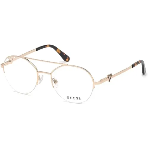 Geometrische Brille für Frauen , Damen, Größe: 50 MM - Guess - Modalova