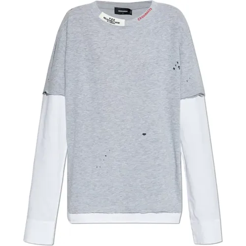 Kapuzenpullover , Damen, Größe: 2XS - Dsquared2 - Modalova