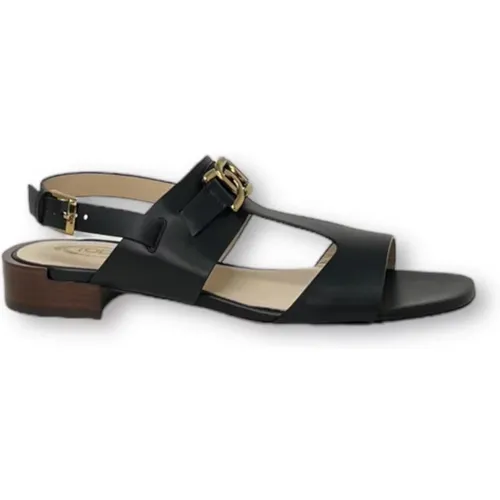 Leder Sandalen , Damen, Größe: 37 1/2 EU - TOD'S - Modalova