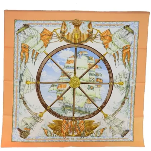 Pre-owned Silk scarves , female, Sizes: ONE SIZE - Hermès Vintage - Modalova