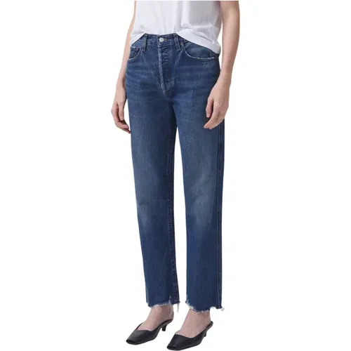 Straight Jeans , female, Sizes: W25, W26 - Agolde - Modalova