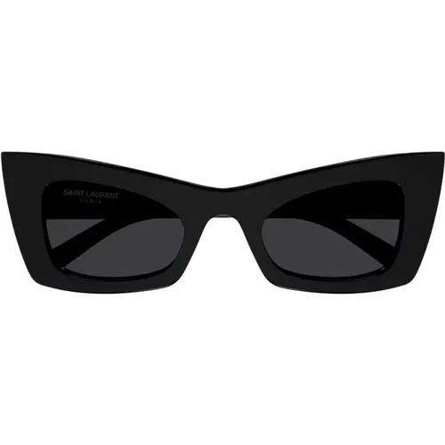 Classic Cat-Eye Sunglasses , female, Sizes: 49 MM - Saint Laurent - Modalova