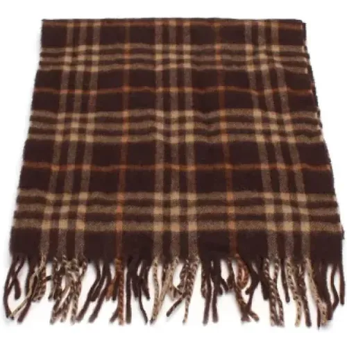 Pre-owned Wool scarves , female, Sizes: ONE SIZE - Burberry Vintage - Modalova