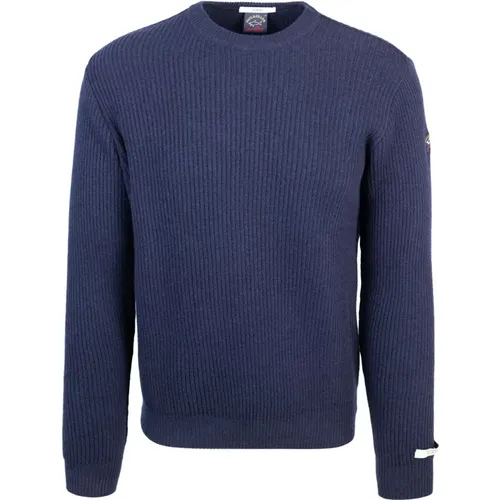 Crew Neck Sweater Regular Fit , male, Sizes: L, M - PAUL & SHARK - Modalova