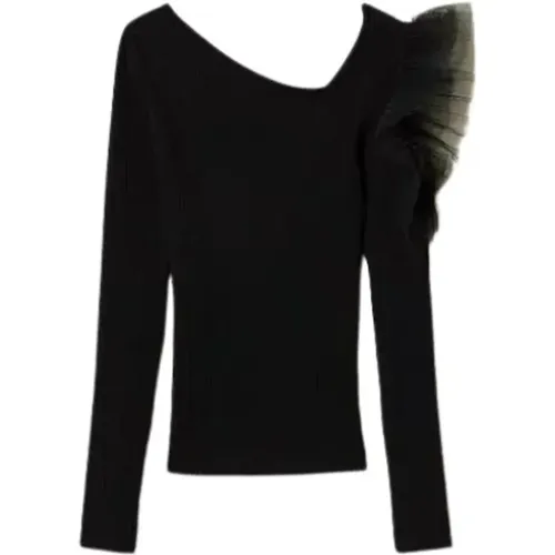 Schwarzes Pullover-Set , Damen, Größe: XS - Twinset - Modalova