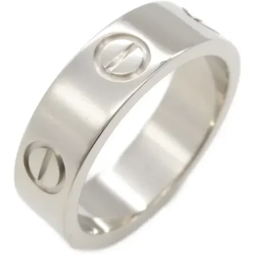 Pre-owned White Gold rings , female, Sizes: ONE SIZE - Cartier Vintage - Modalova